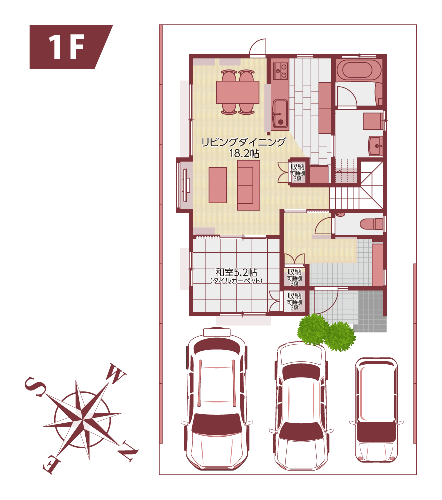NAKASONEの家Ⅱ新築オープンハウス_floorplan_1f