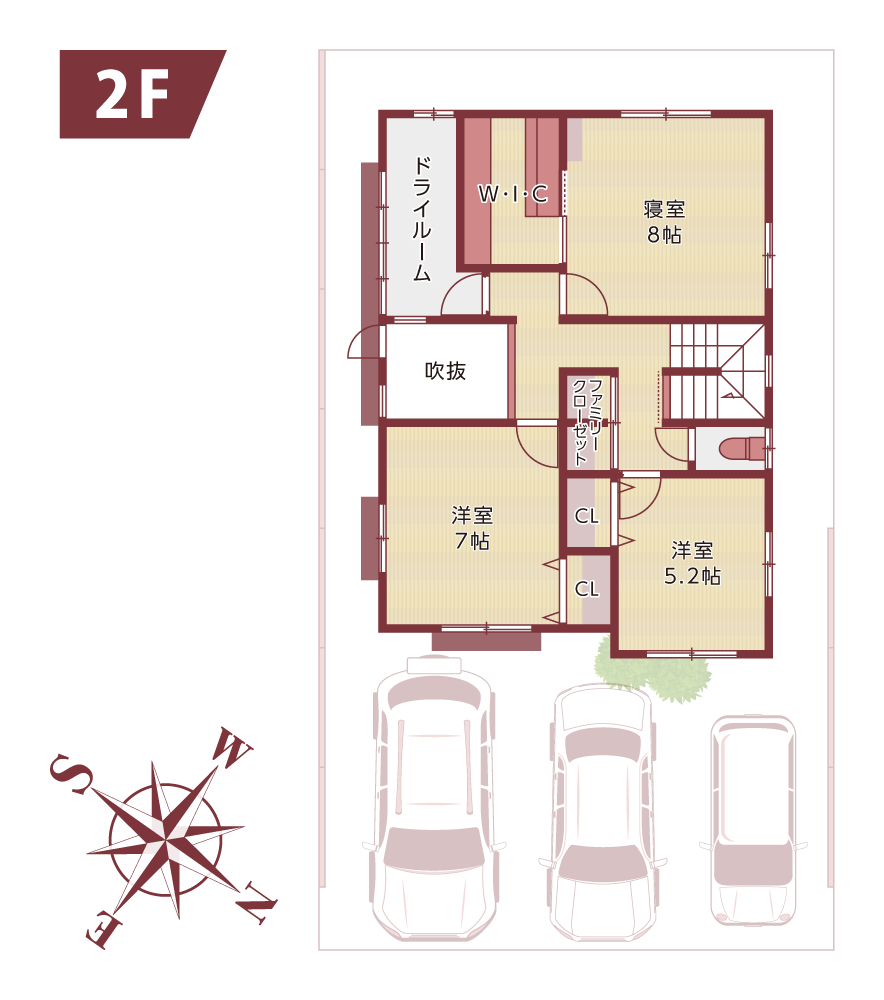 NAKASONEの家Ⅱ新築オープンハウス_floorplan_2f