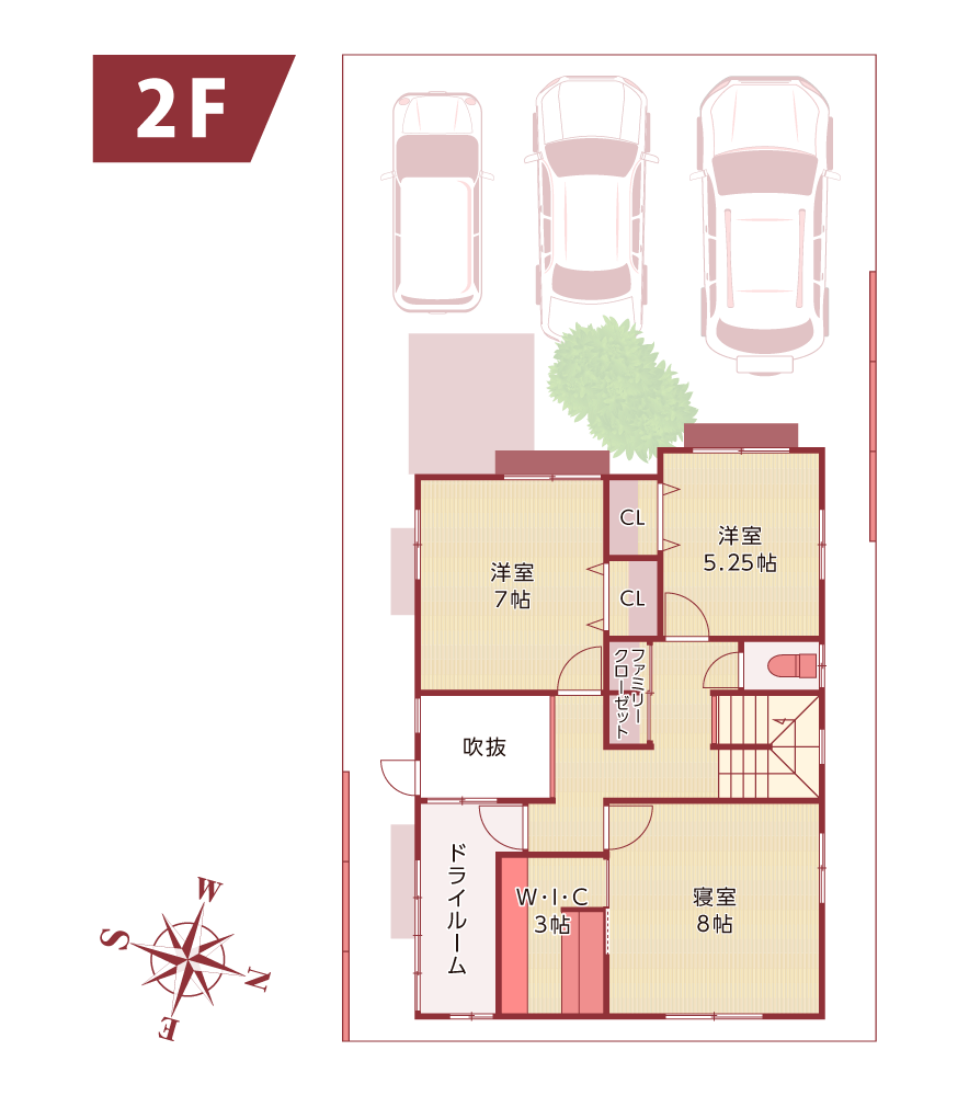東新町1丁目Toshinchoの家Ⅳ floor map 2F