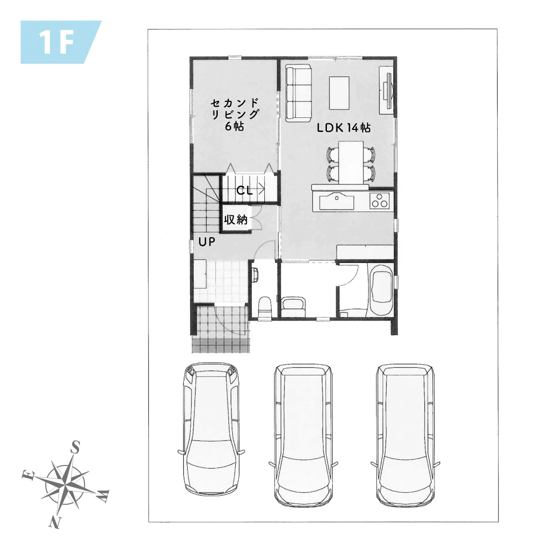 LIGHT 東新町の家 新築住宅販売 FLOOR MAP 1F