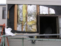 漏水による木材の腐食 漏水による木材の腐食